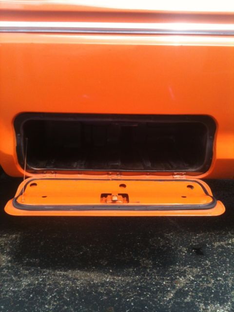 1973 Orange Ford F-100 Standard Cab Pickup
