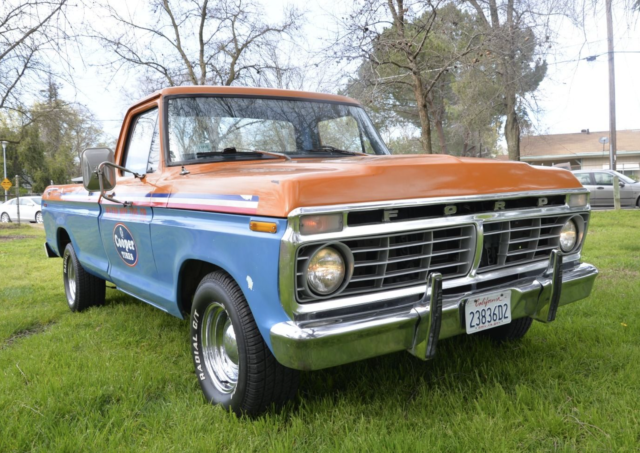 1973 Blue / Orange - Patina Ford F-100