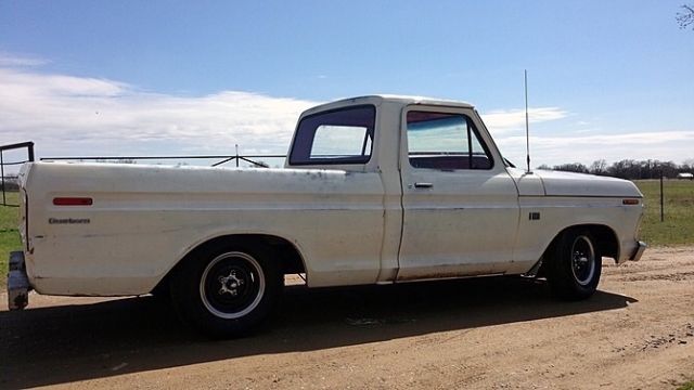 1973 White Ford F-100 SWB Pickup