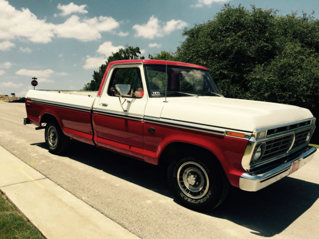 1973 Red / White Ford F-100 U/K
