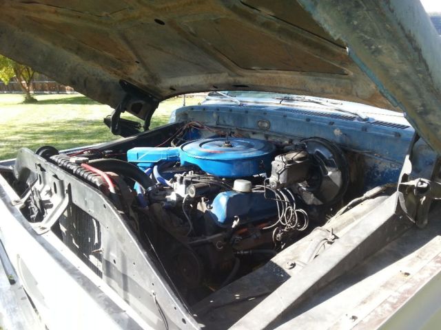 1973 Blue Ford F-100 Standard Cab Pickup