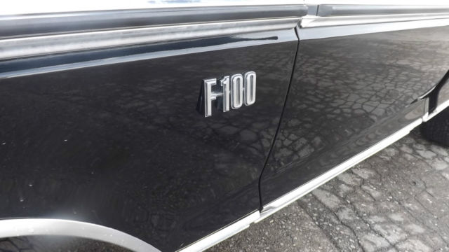 1973 Black Ford F-100 Standard Cab Pickup