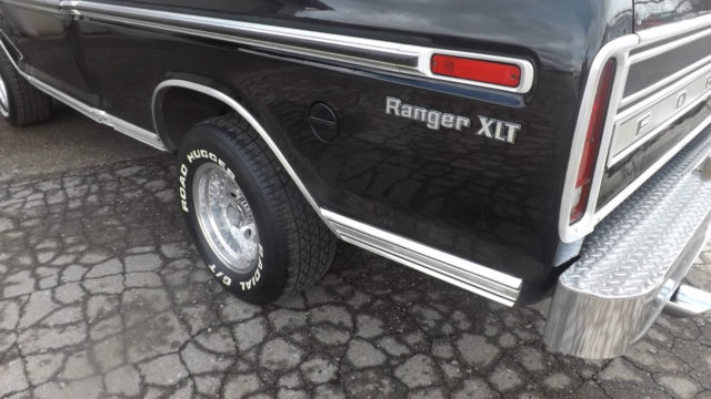 1973 Black Ford F-100 Standard Cab Pickup