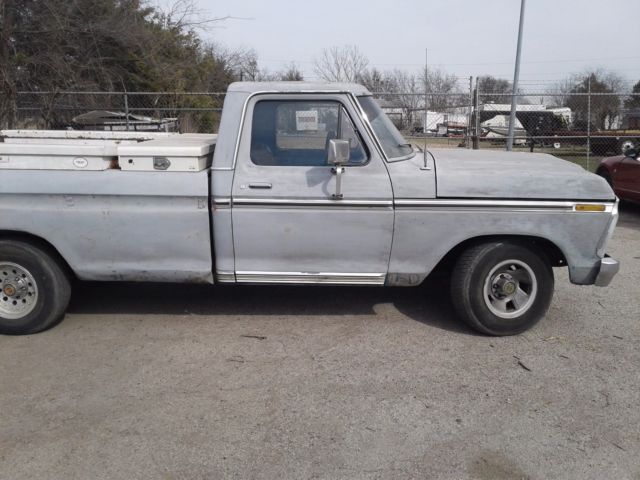 1973 Gray Ford F-100 Standard Cab Pickup
