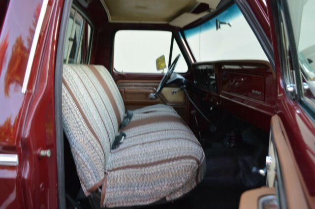 1973 Red Ford F-250 Standard Cab Pickup