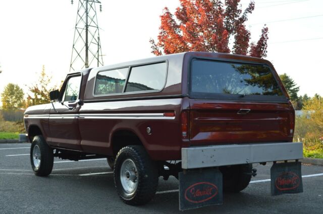 1973 Red Ford F-250 Standard Cab Pickup