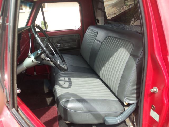 1973 Red Ford F-100 8 Ft Longbed