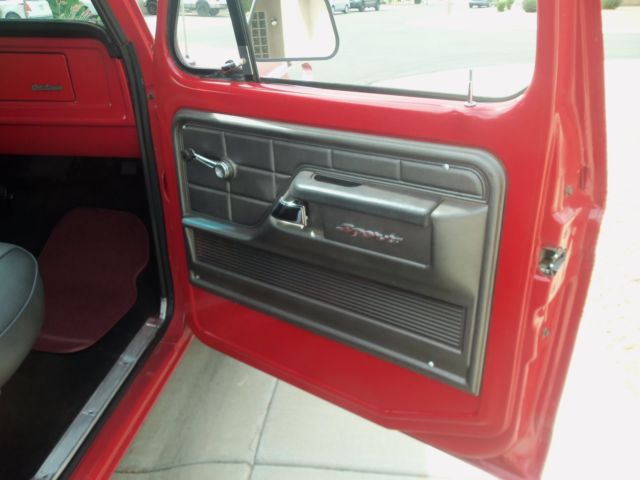 1973 Red Ford F-100 8 Ft Longbed