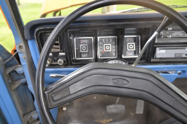 1973 Blue Ford F-100 Standard Cab Pickup
