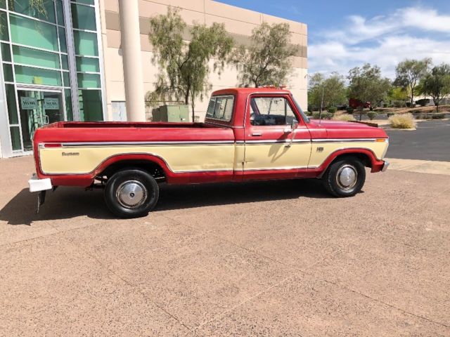1973 Red Ford F-100