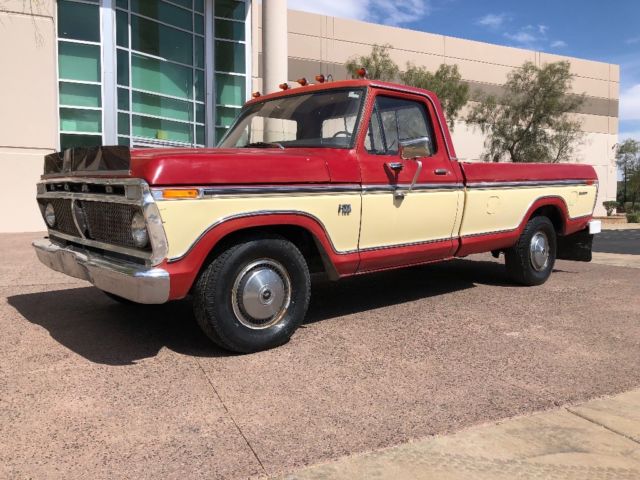 1973 Red Ford F-100