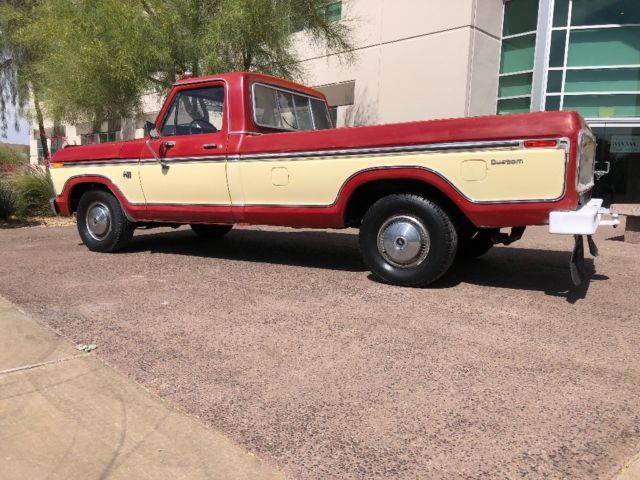 1973 Red Ford F-100