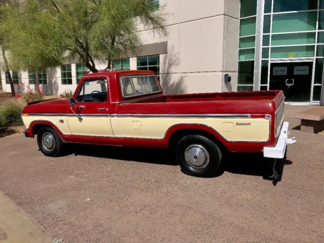 1973 Red Ford F-100