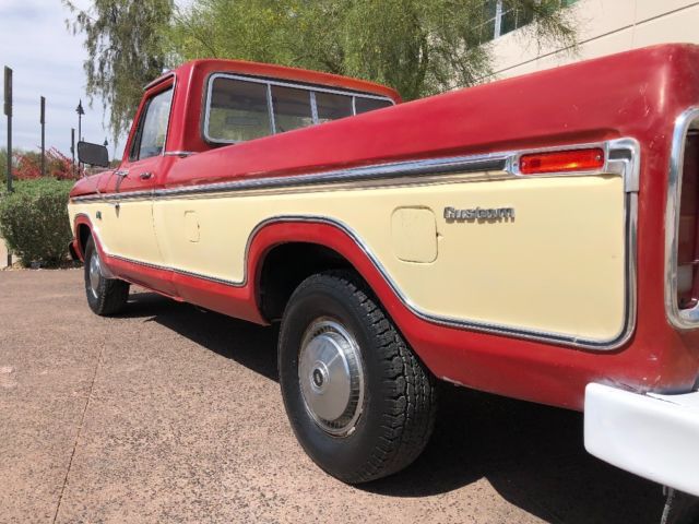 1973 Red Ford F-100