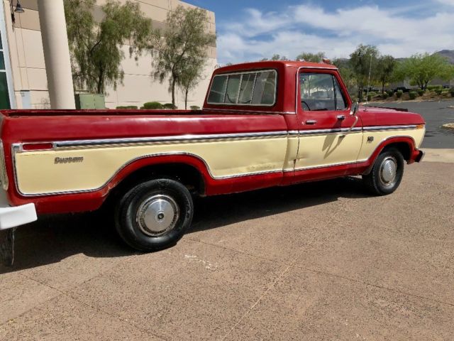 1973 Red Ford F-100
