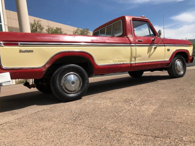 1973 Red Ford F-100
