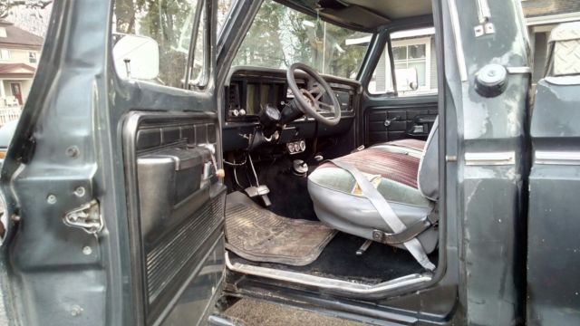 1973 Gray Ford F-250 Standard Cab Pickup