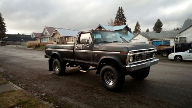 1973 Gray Ford F-250 Standard Cab Pickup