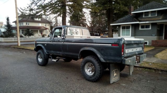1973 Gray Ford F-250 Standard Cab Pickup