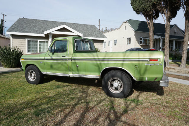 1973 Green Ford F-250 Crew Cab Pickup