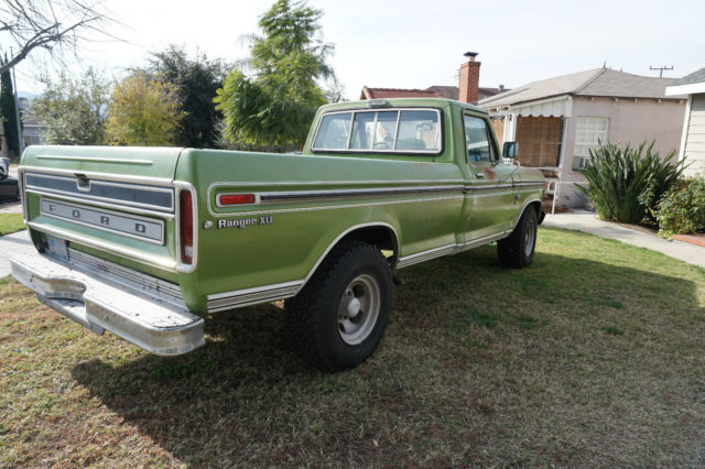 1973 Green Ford F-250 Crew Cab Pickup