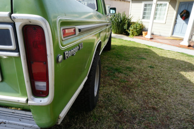 1973 Green Ford F-250 Crew Cab Pickup