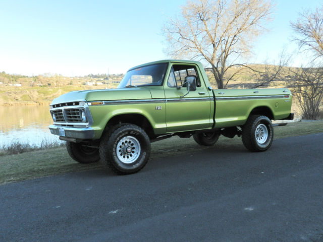 1973 Green Ford F-250 Standard Cab Pickup