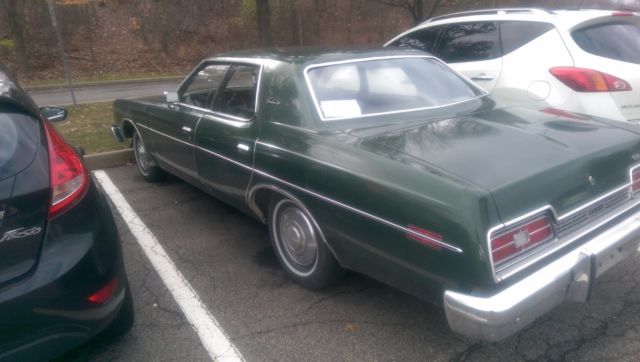 1973 Green Ford Galaxie Sedan