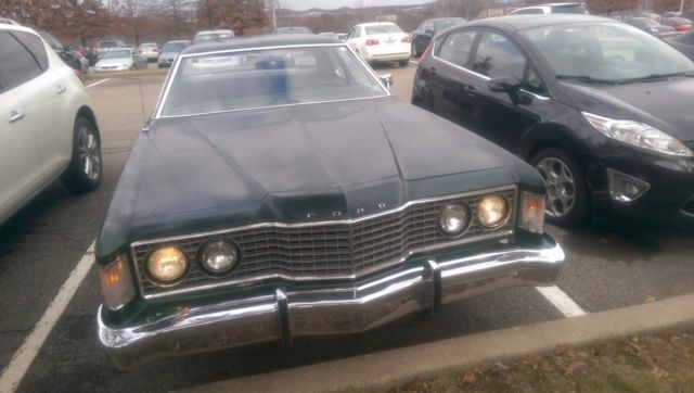 1973 Green Ford Galaxie Sedan