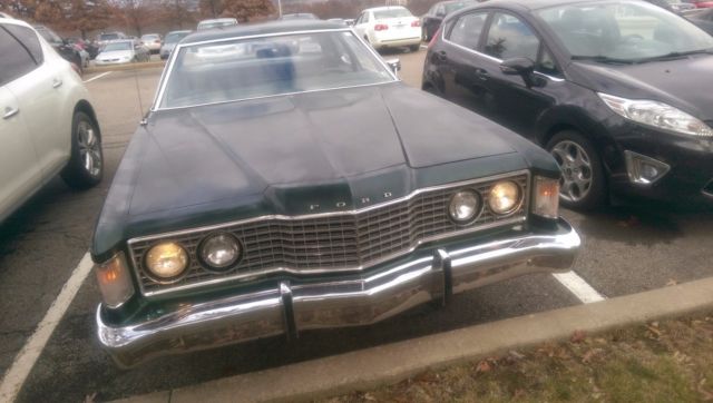 1973 Green Ford Galaxie Sedan
