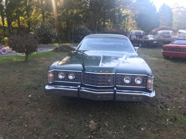 1973 Green Ford Crown Victoria Coupe