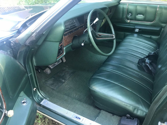 1973 Green Ford Crown Victoria Coupe