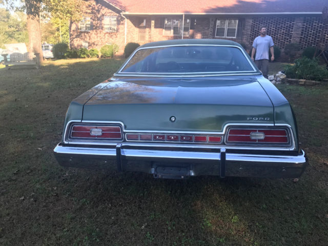 1973 Green Ford Crown Victoria Coupe