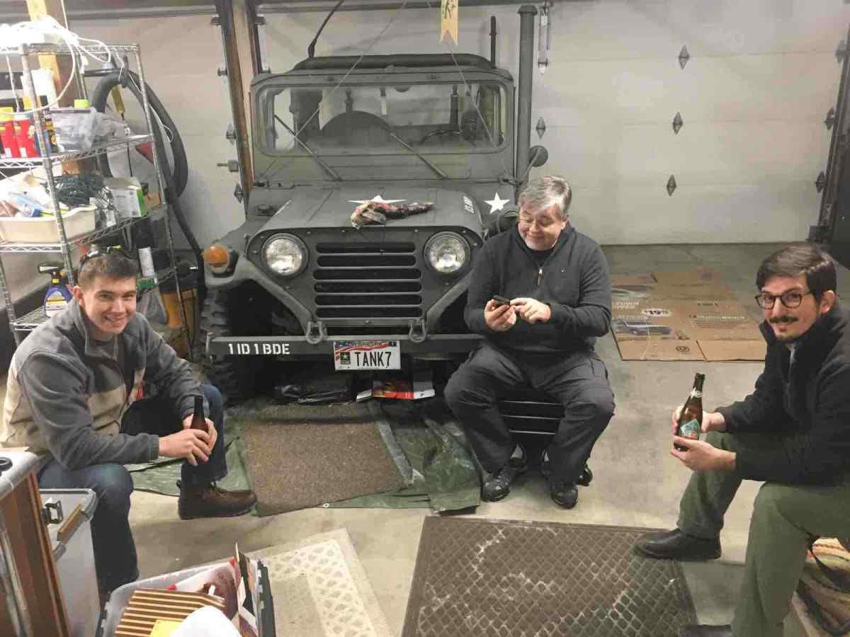 1973 Green Ford M151a2 & M416 trailer SUV