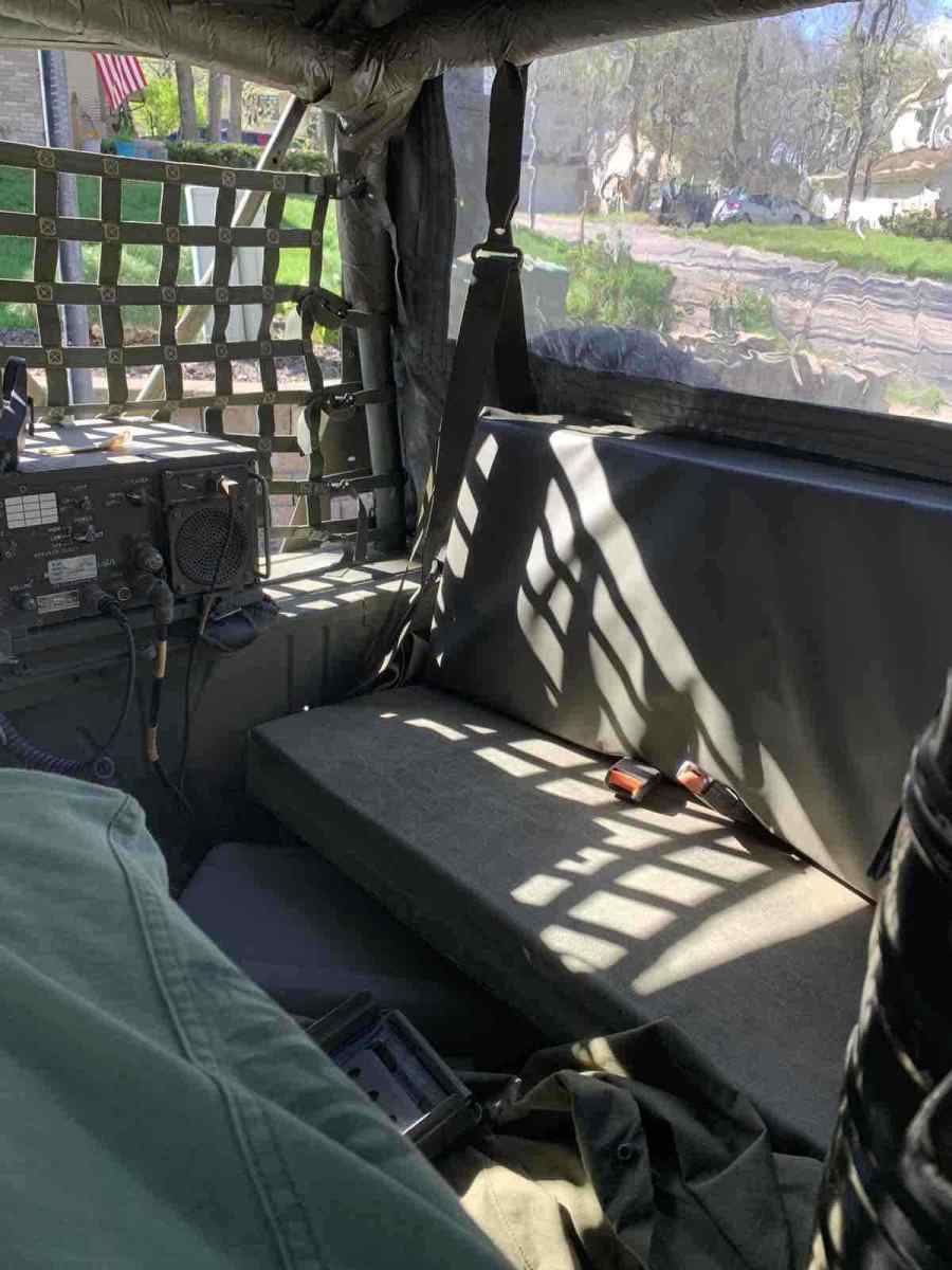 1973 Green Ford M151a2 & M416 trailer SUV