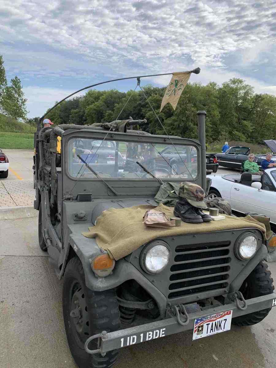 1973 Green Ford M151a2 & M416 trailer SUV