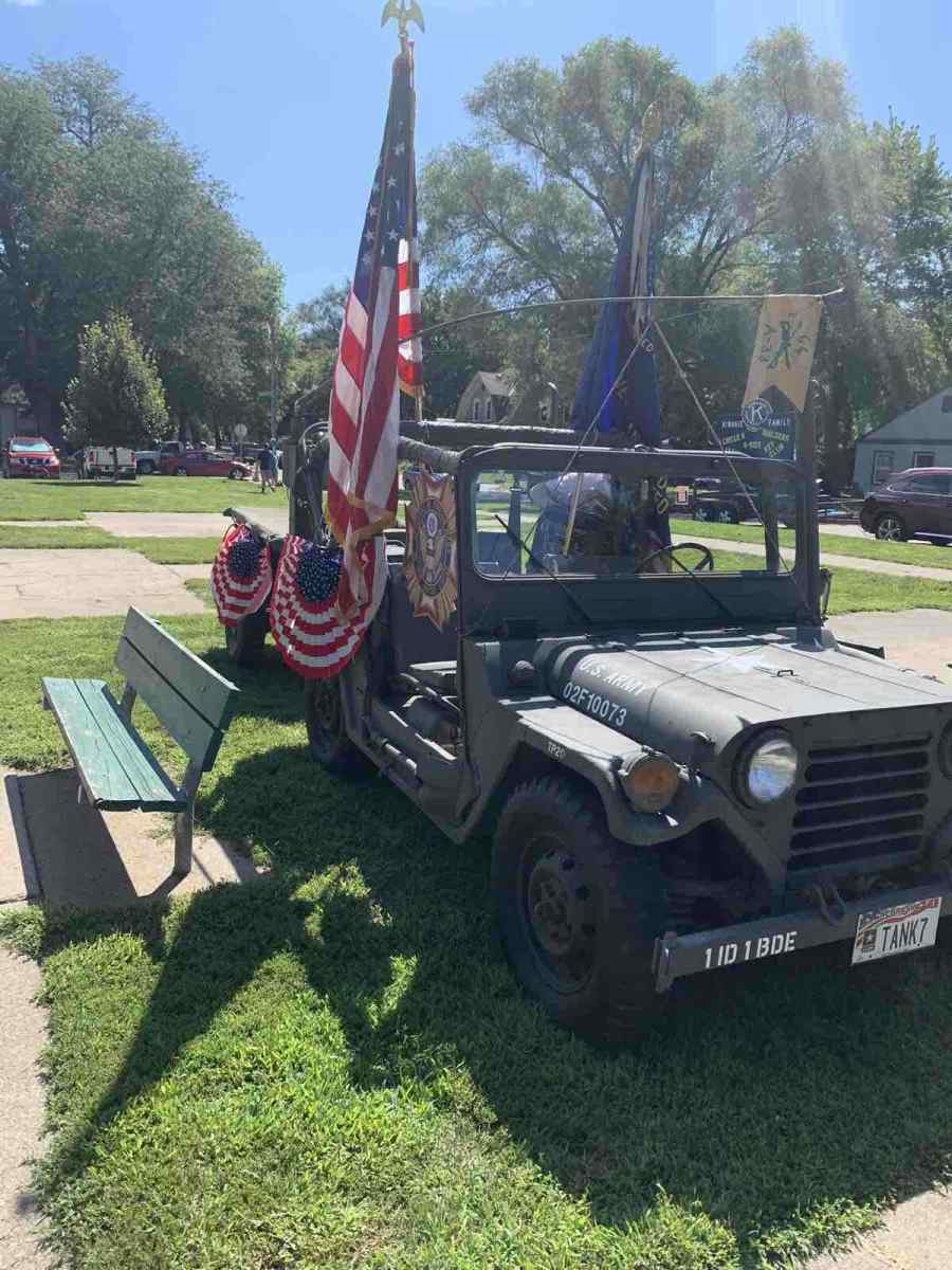 1973 Green Ford M151a2 & M416 trailer SUV