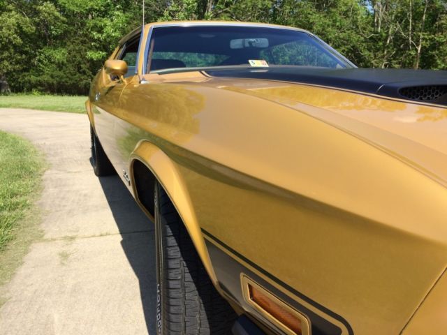 1973 Gold Ford Mustang Coupe