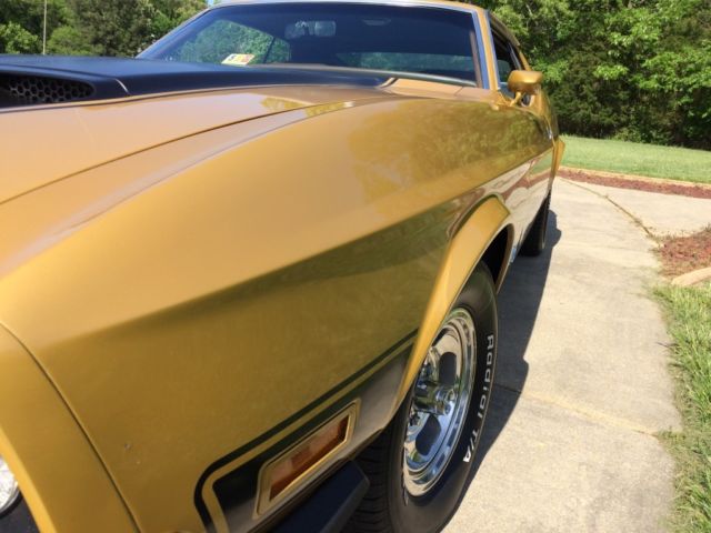1973 Gold Ford Mustang Coupe