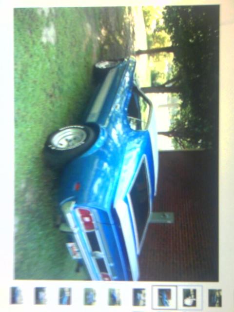 1973 Blue Ford Mustang Fastback