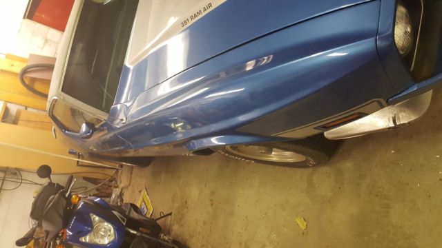 1973 Blue Ford Mustang Fastback