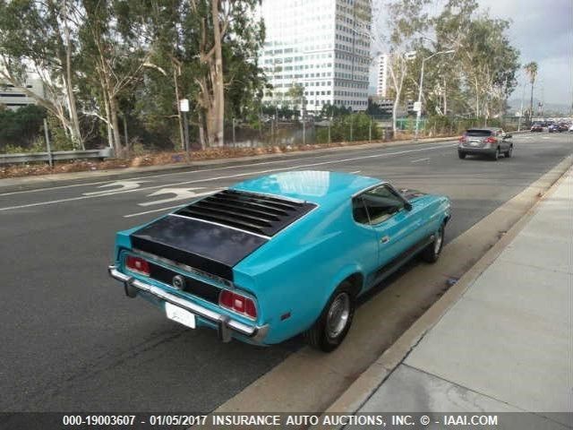 1973 Blue Ford Mustang Fastback