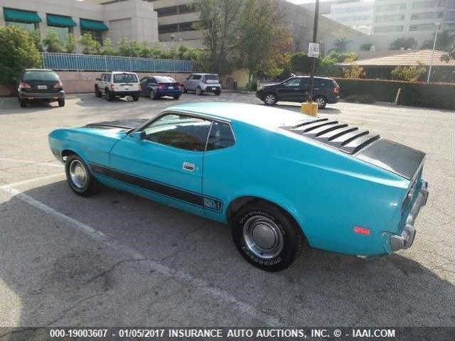 1973 Blue Ford Mustang Fastback