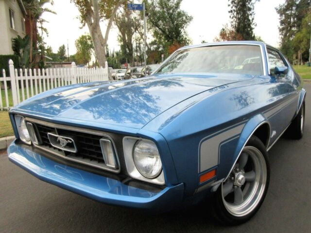 1973 Blue Ford Mustang Coupe