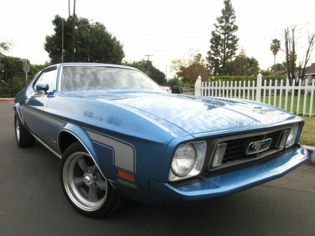 1973 Blue Ford Mustang Coupe