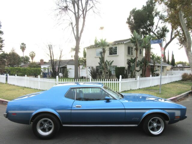 1973 Blue Ford Mustang Coupe