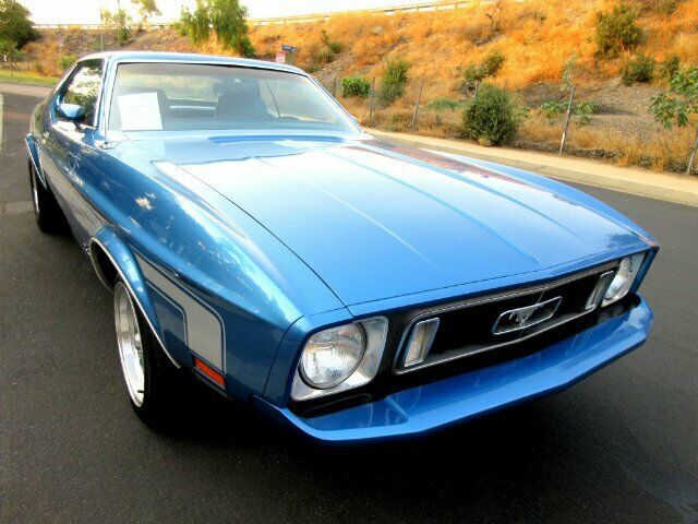 1973 Blue Ford Mustang Coupe