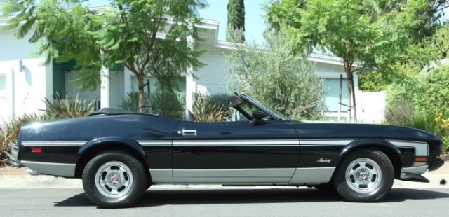 1973 Black Ford Mustang Convertible
