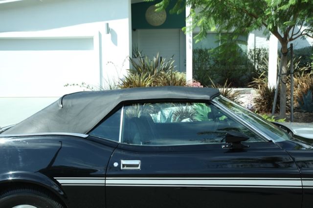 1973 Black Ford Mustang Convertible