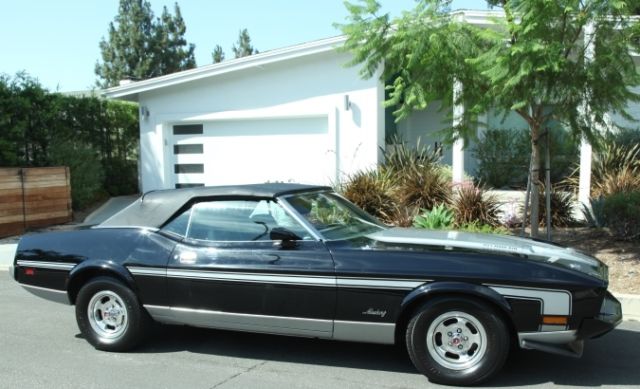 1973 Black Ford Mustang Convertible